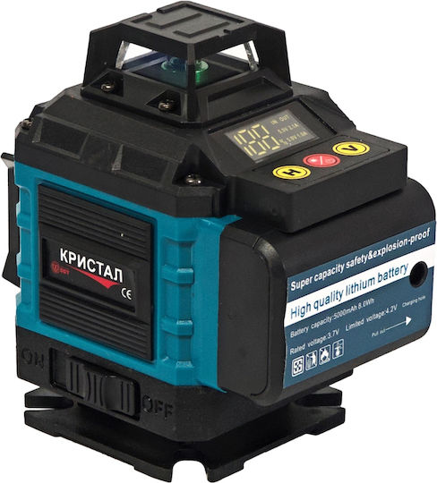 DDT Autonivelant Liniar Nivelă Laser Fascicul Verde cu Domeniu de Lucru 10m