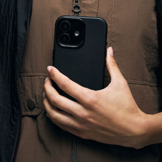 Decoded Backcover Back Cover Piele 1mm Negru (iPhone 17)