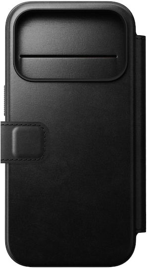 Nomad 360 Full Cover Δερμάτινο / Σιλικόνης 0.85mm με Λουράκι Μαγνητικό Μαύρο (iPhone 17 Pro)