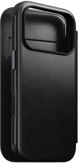 Nomad 360 Full Cover Δερμάτινο / Σιλικόνης 0.85mm με Λουράκι Μαγνητικό Μαύρο (iPhone 17 Pro)