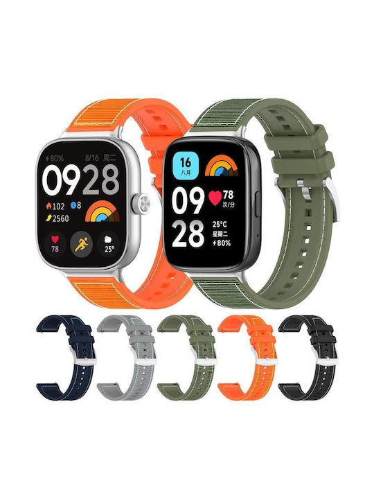 Μπρασελέ Σιλικόνης Xiaomi Smart Band 9 Pro Redmi Watch5 20mm Μαύρο