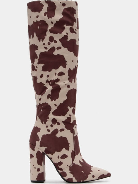 Leder Damenstiefel Braun