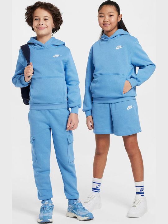 Fleece Kinder-Sweatshirt mit Kapuze Silicon