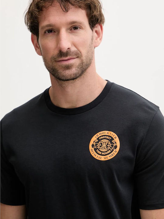 T-shirt Black, Squad Orange
