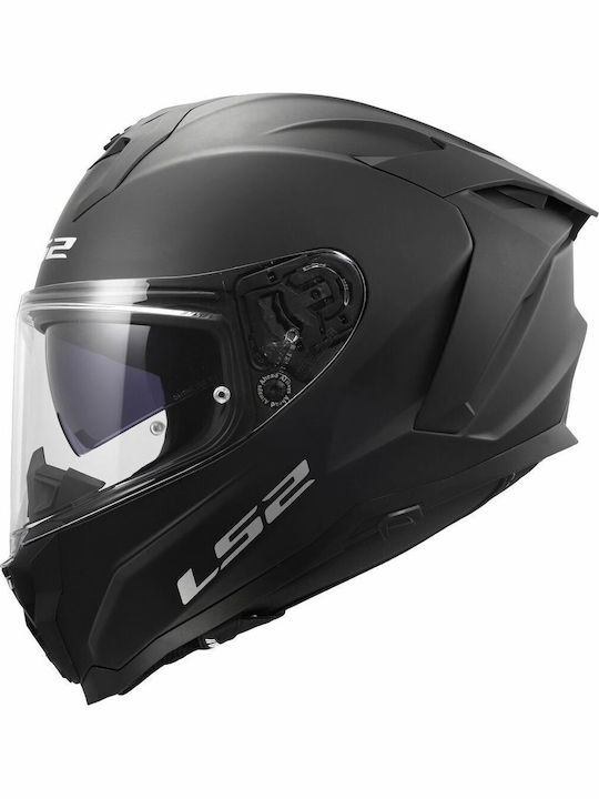 LS2 Challenger II FF817 Mat Black Motorcycle Helmet Full Face ECE 22.06 with Sunvisor