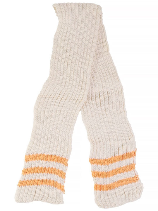 Kids Beanie Set with Scarf & Gloves Knitted Beige