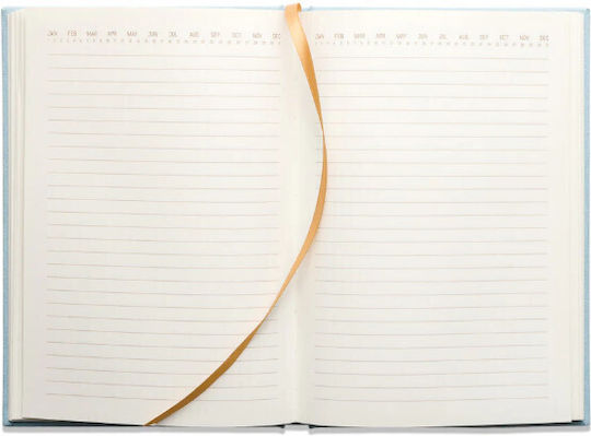 Designworks Notebook A5 80 Sheets with White Pages Gold