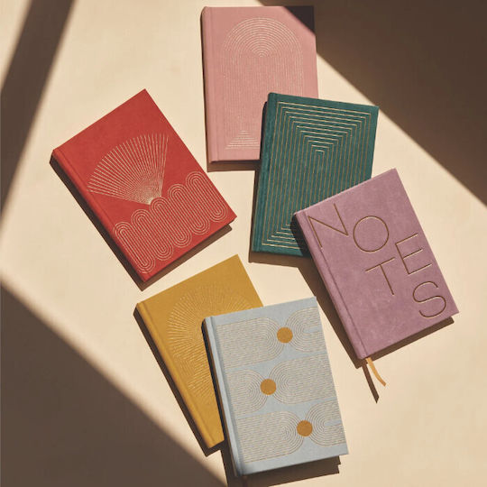 Designworks Notebook A5 80 Sheets with White Pages Gold