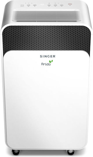 Singer Arido SDHM-16L Αφυγραντήρας με Συμπιεστή και Ιονιστή 16lt
