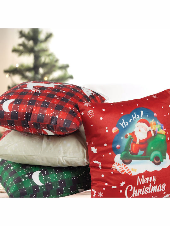 Das Home Christmas Decorative Pillow Square Green 45x45cm