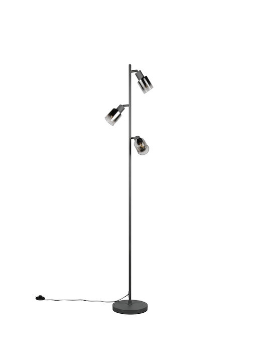 Trio Lighting Φωτιστικό Δαπέδου Γκρι