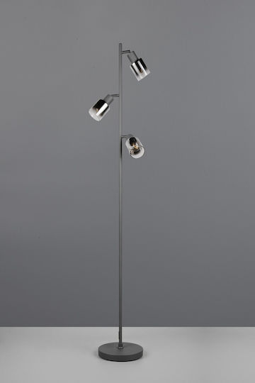 Trio Lighting Φωτιστικό Δαπέδου Γκρι