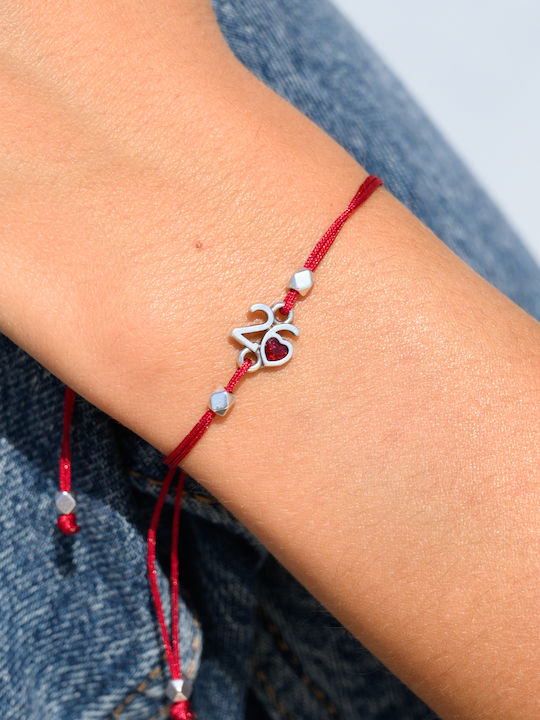 Philio Women's Bracelet Lucky Charm with design Heart