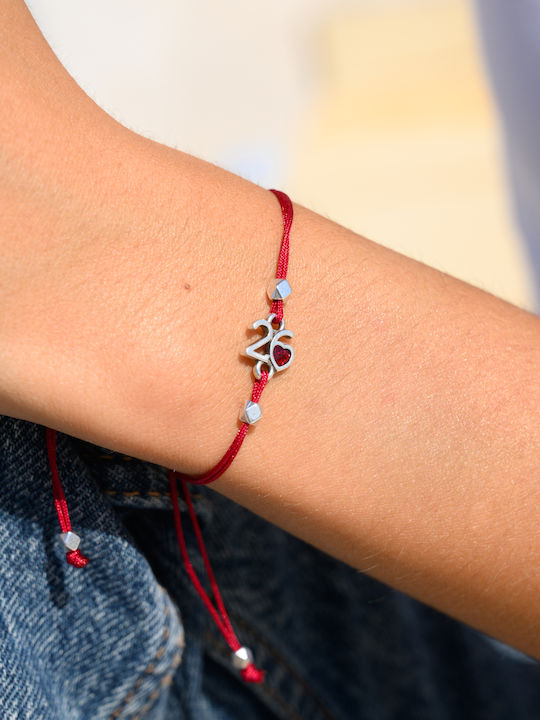 Philio Women's Bracelet Lucky Charm with design Heart