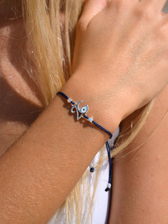 Philio Herren Armband Glücksbringer mit Design Auge