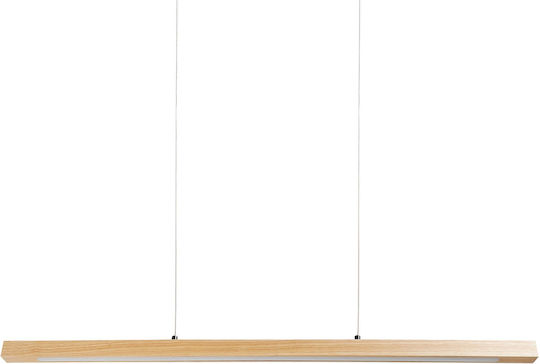 Beliani Hängelampe Braun LED