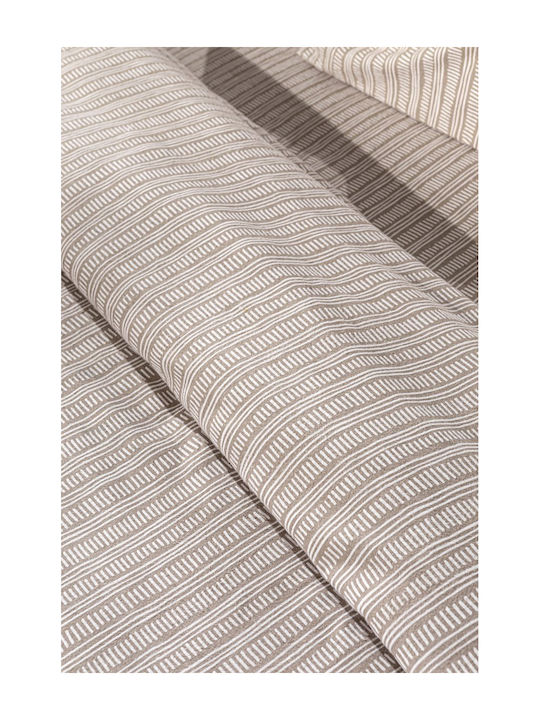 Guy Laroche Bettwäsche-Set Überdoppel Flanell 240x265cm. Alpina Flannel 4Stück