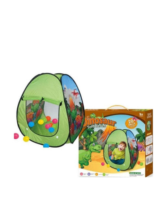 Kinderzelt Raum Dinosaurier & 20 Bälle 85x70x70cm