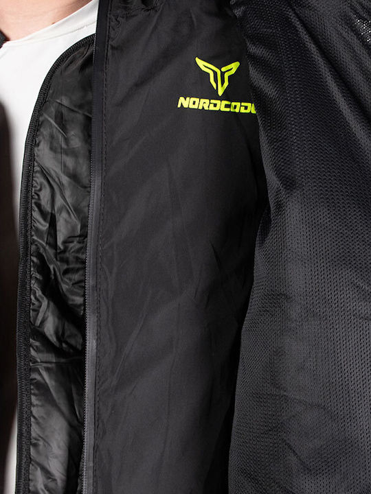 Nordcode Safari Herren Motorradjacke 4 Jahreszeiten Wasserdicht Anthracite/Fluo