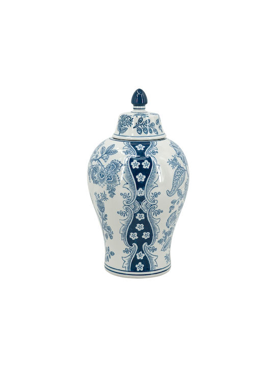Artekko Decorative Vase Melania White 18x18x32cm