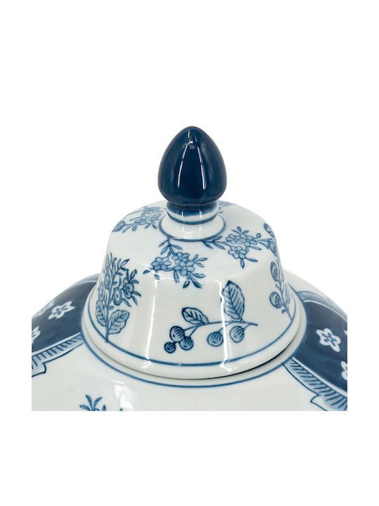 Artekko Decorative Vase Melania White 21x21x37cm