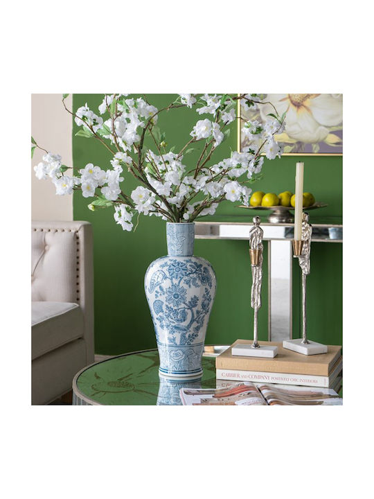Artekko Decorative Vase Melania White 20.5x20.5x43cm