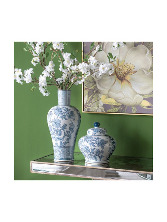 Artekko Decorative Vase Melania White 20.5x20.5x43cm