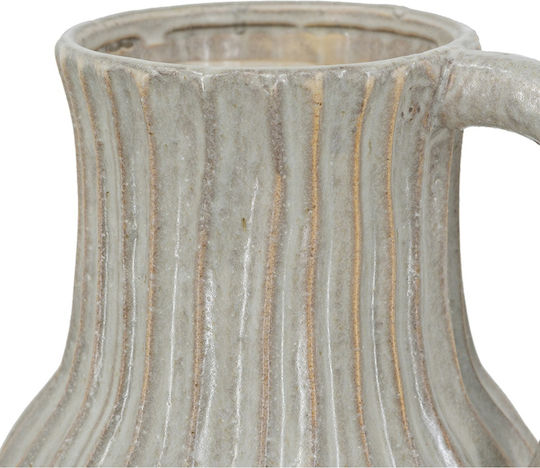 Artekko Декоративна ваза Керамика Akali Бежов 23.5x20.5x30.5см 1бр