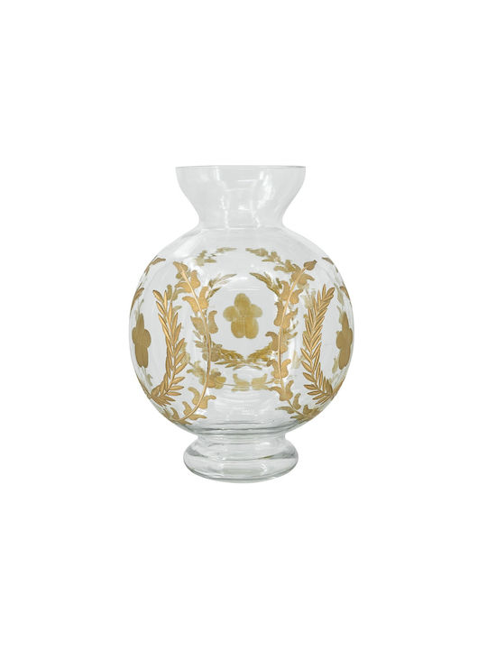 Artekko Decorative Vase Aphelios Transparent 15x15x22cm