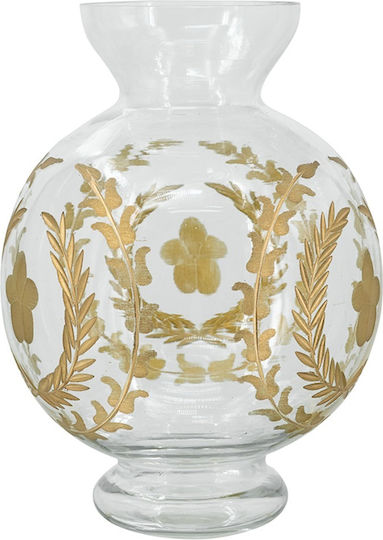 Artekko Glass Vase Aphelios Transparent Size 15xHeight 22cm Artekko Glass Vase Aphelios Transparent Size 15xHeight 22cm