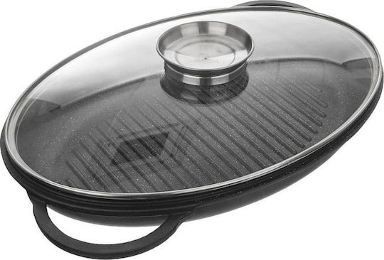 Orion Grande Aluminum Grill Pan with Lid 43cm