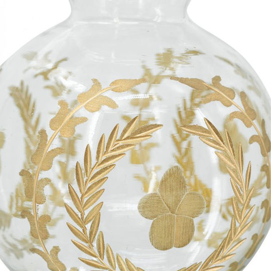 Artekko Διακοσμητικό Βάζο Γυάλινο Aphelios Διάφανο Φ15xΥ22cm