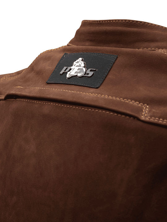 Urban Nubuck Мъжко Мотоциклетно яке Кожено Бежов