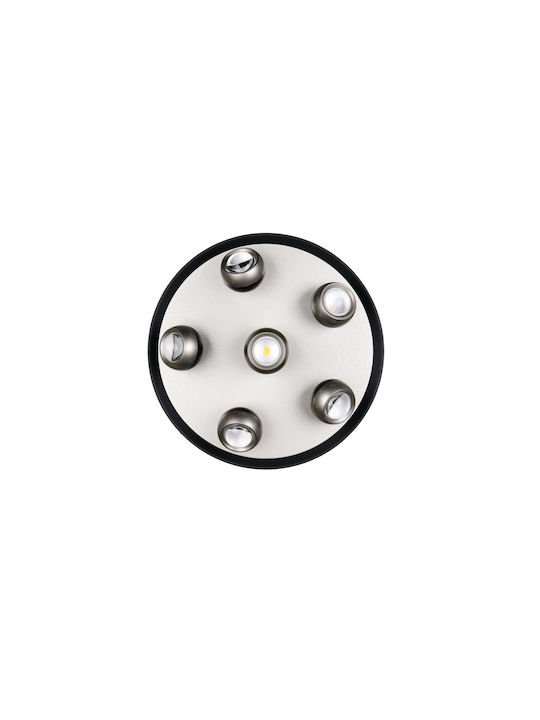 Trio Lighting Orbit Deckenleuchte Silber