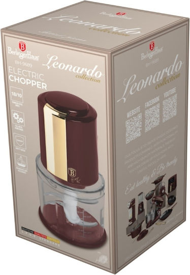 Berlinger Haus Πολυκόπτης Multi 300W με Δοχείο 600ml Καφέ