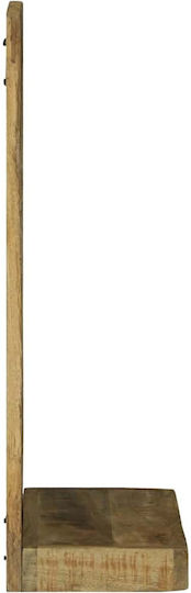 vidaXL Rustic Oglindă de Perete cu Maro Ramă din Lemn 70x50cm 1buc
