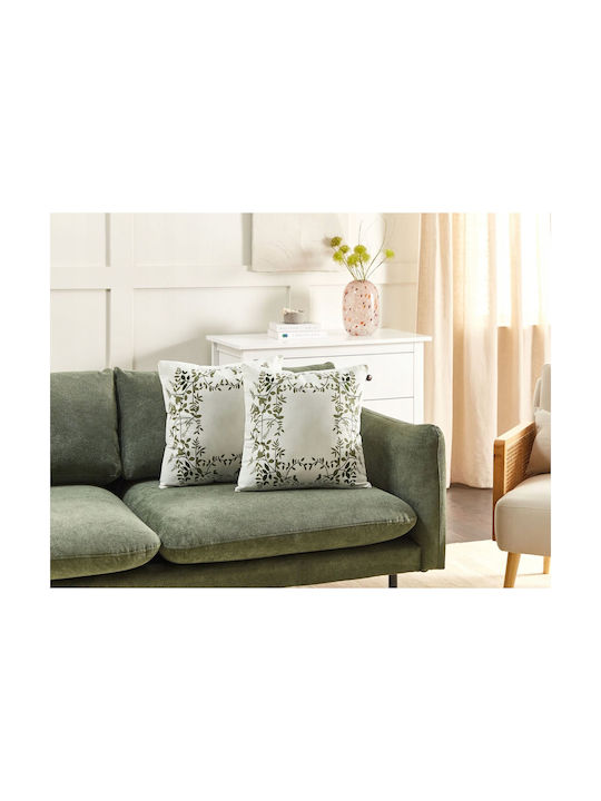Beliani Zaleya Sofa Cushion White 45x45cm