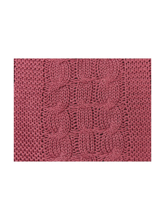 Beliani Perna de Canapea Cadetia Burgundy 45x45 cm