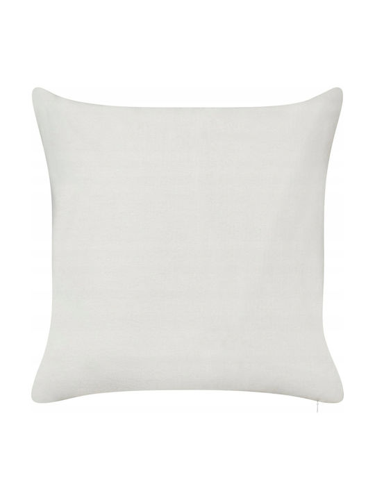 Beliani Zaleya Sofa Cushion White 45x45cm