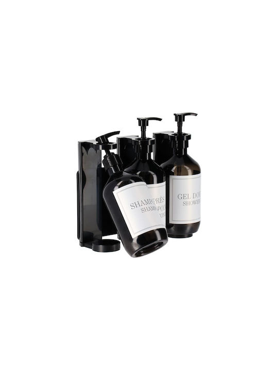 Dispensers Wall-mounted Dispenser Ceramic Black 500ml