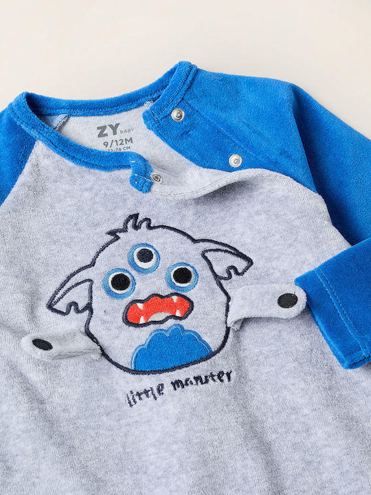 Zippy Body pentru Bebeluși Catifea Gray