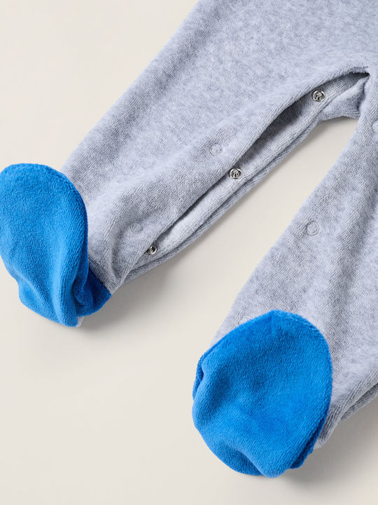 Zippy Body pentru Bebeluși Catifea Gray