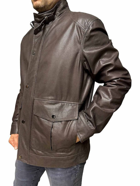 Leather Jacket Brown