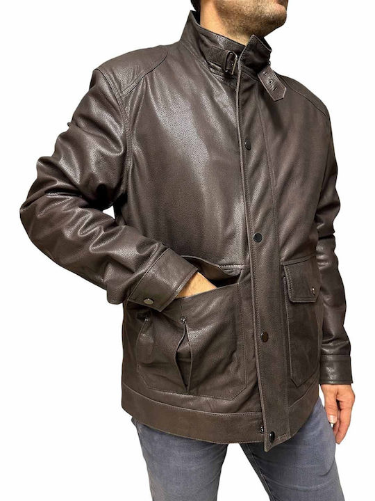 Leather Jacket Brown