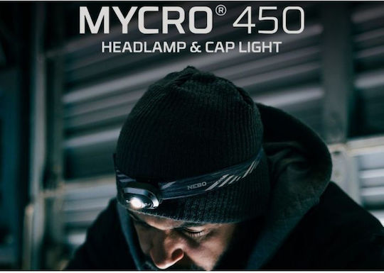 Nebo Rechargeable Headlamp LED with Maximum Brightness 450lm Mycro Gray