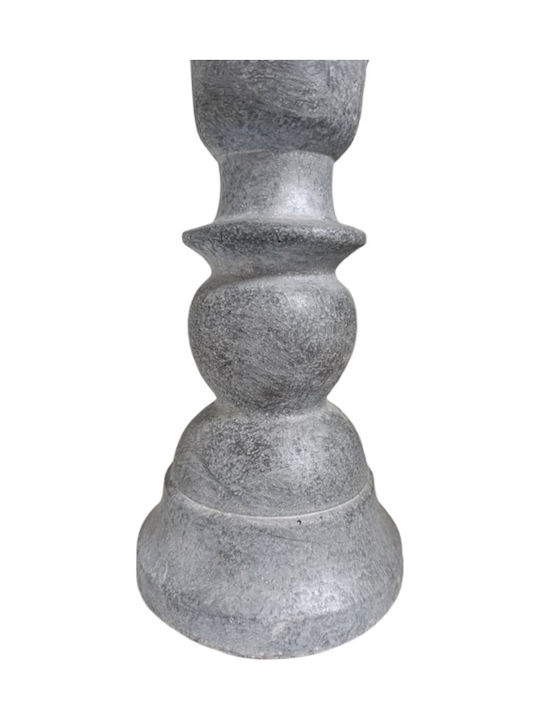 Artekko Candle Holder in Gray Color 7x7x8cm 1pcs