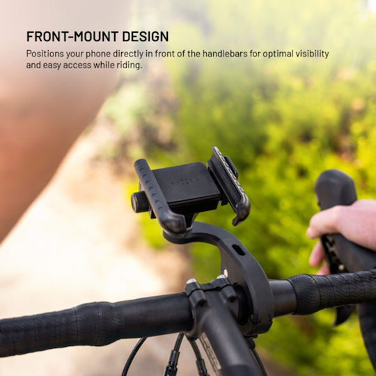 Fixed Bike Holder Bikee Plus Vista Bicycle Motorcycle Handlebar Mount 360° Rotative Max 6.8'' Black Fixbipv-bk