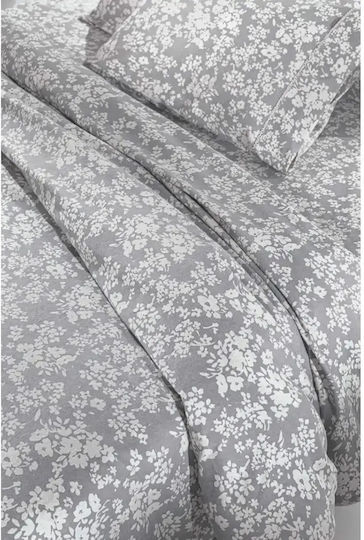 Guy Laroche Set Bettbezüge Odett Baumwolle 225x245cm Übergröße mit 2 Kissenbezügen Flannel