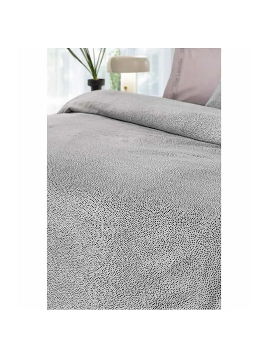 Guy Laroche Bettbezug-Set Baumwolle Übergröße mit 2 Kissenbezügen 225x245 Laura Flannel