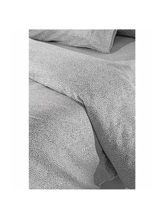 Guy Laroche Bettbezug-Set Baumwolle Übergröße mit 2 Kissenbezügen 225x245 Laura Flannel